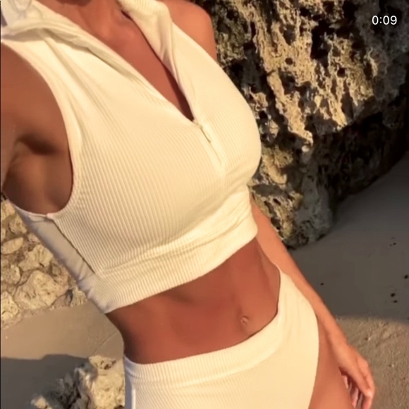 Nomad Tribe Josie Bikini in Corduroy White - Picture 8 of 8